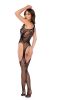 Rose Fishnet Bodystocking Os