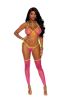 Bra With G String and Leg Guards