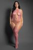 Lasting Impression Teddy Bodystocking - Queen - Rose Pink