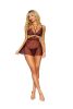 Bralette, Babydoll Skirt, and G String Dmnd One Size