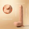 Luis App Controlled 8.5" Real Thrusting Dildo With Clit Licker
