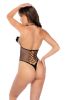 Feather Kiss Fishnet Bodysuit Os