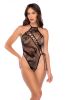 Snake Halter Fishnet Bodysuit Os