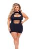 Can't Commit Dress - Queen Size - Black