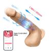 Luis App Controlled 8.5" Real Thrusting Dildo With Clit Licker