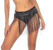 Glam Fringe Belt Os