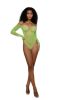 Rhinestone Off Shoulder Bodystocking Os