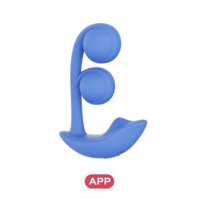Melody Wearable Dual Vibrator (Option: Blue)