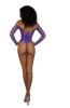 Rhinestone Off Shoulder Bodystocking Os