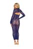 Bodystocking Gown and Shrug Dmnd One Size