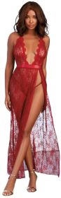Gown, G String (Option: Small  Garnet)