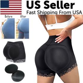 Booty Shaper Padded Underwear Panty Women's FAKE ASS Butt Lifter & Hip Enhancer (Item Size: L)