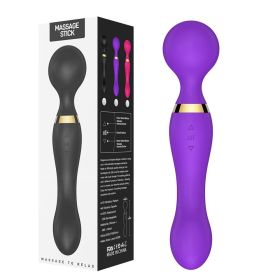 Multispeed Vibrating Rechargeable Massager Wand Personal Full Body Therapy(Must Provide A Hazardous Materials Shipping Label For Self-pickup By USPS) (Color: Purple)