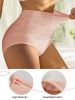 High Waisted Underwear  Women Lingerie Panty Pack Cotton Knickers 4 Pack Cotton Women's Breathable Panties