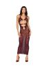 Bodystocking Gown and Shrug Dmnd One Size