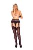 Heart Net Suspender Pantyhose